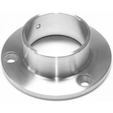thumbnail of PRIOstahl Flansch Wandflansch für Rundrohre Ø 42,4mm Rohrhalter Geländer aus Edelstahl V2A