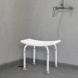 thumbnail of HOMCOM Sgabello Bagno Sedia Rettangolare per Doccia Altezza Regolabile