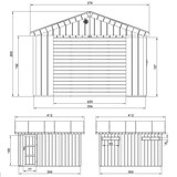 thumbnail of LP SmartSide Garage M990B – 354 x 368 cm – 13 m²