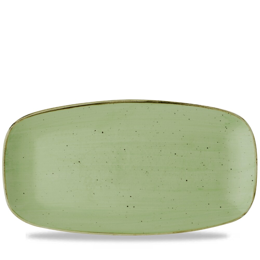 Churchill Stonecast Platte rechteckig 35,5 x 18,9 cm, Sage Green