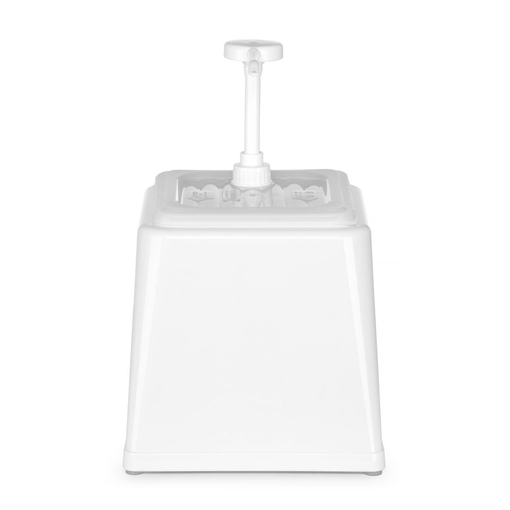 HENDI Sausdispenser met pomp, 2,5L, Wit, 230x210x(H)327mm