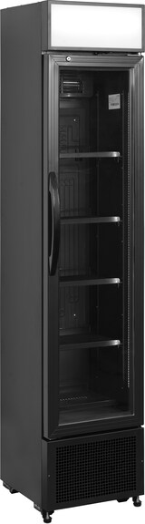 thumbnail of NORDCAP Glastürkühlschrank KU 175 G-SP BLACK, 182 Liter, schwarz