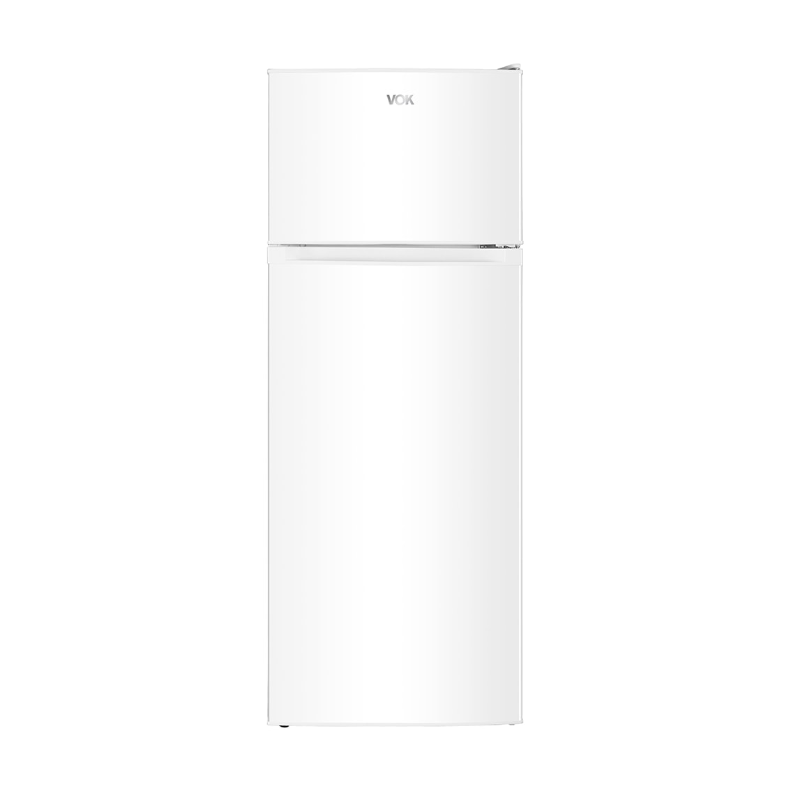 Frigorífico Dos Puertas VOK - 206L, 145cm, LED, Blanco EVR-206DEW