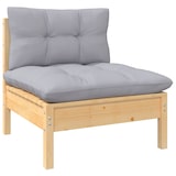 thumbnail of vidaXL 11-tlg. Garten-Lounge-Set mit Grauen Kissen Kiefernholz