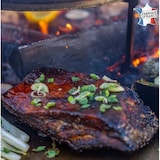 thumbnail of DISCOVERY PACK - Braséro plancha BBQ Cévenol Hout buitenshuis met houten kast + Grill + Stop-food - Grill'Chic