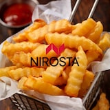 thumbnail of Nirosta mes met golvend lemmet voor friet, groenten en fruit