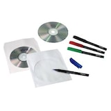 thumbnail of Hama CD-ROM Paper Sleeves 50, White 50 Disks Weiß