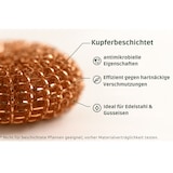 thumbnail of 10er Set Kupfer Topfreiniger Verkupfert - Robuste Scheuerschwamm Kupferspirale Topfkratzer - 80mm Ø - Für Töpfe Pfannen Backbleche - Effektive