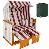 thumbnail of Strandkorb mit Polster, verstellbar, inkl. Schutzhülle