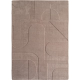 thumbnail of Teppich Kurzflor Skandinavisch Modern Waschbar Esszimmer Flur OEKO-TEX Beige 140x200 cm Schadstoffgeprüft – LAVAREDO von Kadima Design