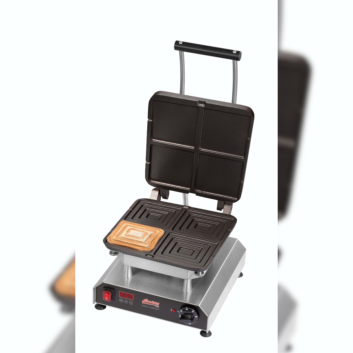 Neumärker Sandwichmaker Thermocook inkl. Sandwich Wechselplatten - stainless steel