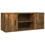 thumbnail of Helloshop26 - Mobile TV multimediale scaffale TV credenza mobile TV sala da pranzo soggiorno camera da letto rovere affumicato 100 02_0027262