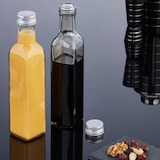 thumbnail of Relaxdays Flaschen zum Befüllen, 10er Set, leere Glasflaschen, für Likör, Öl, Saft, Schnapsflaschen, 250 ml, transparent