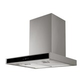 thumbnail of PKM Kaminabzugshaube 8060G Z - 60cm, Touch-Control, Edelstahl, Glasfront schwarz