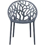 thumbnail of CLP 4 delige set tuinstoelen Hope Kunststof HBT: 80x59x60 cm antraciet