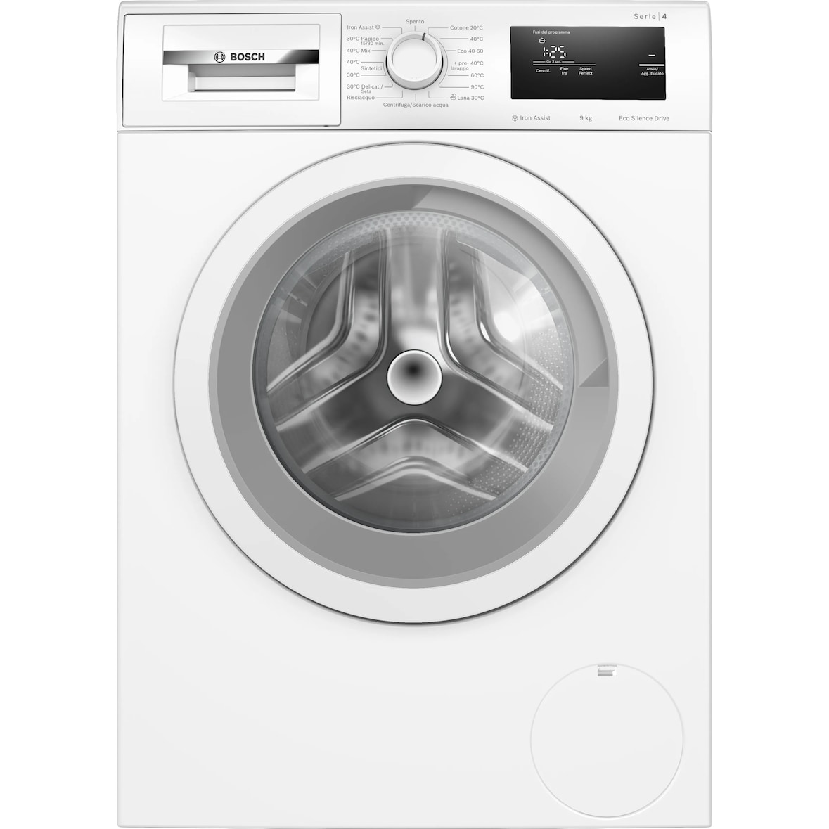 Bosch Elettrodomestici, Serie 4, Lavatrice a carica frontale, 9 kg, 1200 rpm WAN24009II