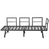thumbnail of Merax Modulares Gartenlounge-Set für 5 Personen, Gartenmöbel Balkonset Sitzgruppe(3-tlg), inkl. Kissen, wetterfeste Loungemöbel, Grau