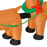 thumbnail of HOMCOM Pai Natal com Trenó e Renas Infláveis com Luzes LED Decoração de Natal para Exterior Ar Livre com Inflador 240x57x112cm Multicor