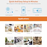 thumbnail of Camera IP 1080P HD Vision Nocturne Détection Mouvement Audio Bidirectionnel YONIS