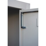 thumbnail of XL Spind Kleiderspind 1 Abteil 2 Fächer 1800 x 400 x 500 mm signalweiß X-523217