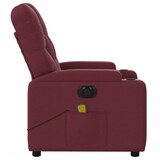 thumbnail of vidaXL Massagesessel Elektrisch Weinrot Stoff