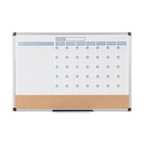 thumbnail of Bi-Office 3-in-1 Magnetic Monthly Planner, Aluminium Frame, 60x45cm