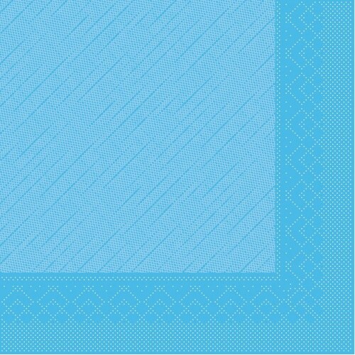 Mank Serviette aus Tissue Deluxe - AQUABLAU, 4-lagig, 40 x 40 cm, 50 Stück