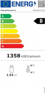 thumbnail of Kühlvitrine - Arbeitsplatte - Gebogenes Glas - 4 Seiten - Weißes Glas - 0 / +12 °C - 200 lt - 121,9 x 56,8 x 68,6 h cm