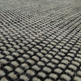 thumbnail of Teppich Kurzflor Webmuster meliert Wohnzimmer schmutzabweisend Grau Rechteckig 60x110 | 80% Wolle, 20% Baumwolle | Florhöhe: 8 mm | nur Ausklopfbar