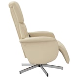 thumbnail of vidaXL Massagesessel mit Fußteil Creme Stoff