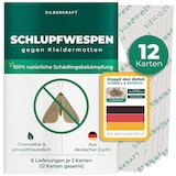 thumbnail of Schlupfwespen gegen Kleidermotten: 6 Lieferungen je 10 Karten (60 Karten gesamt)