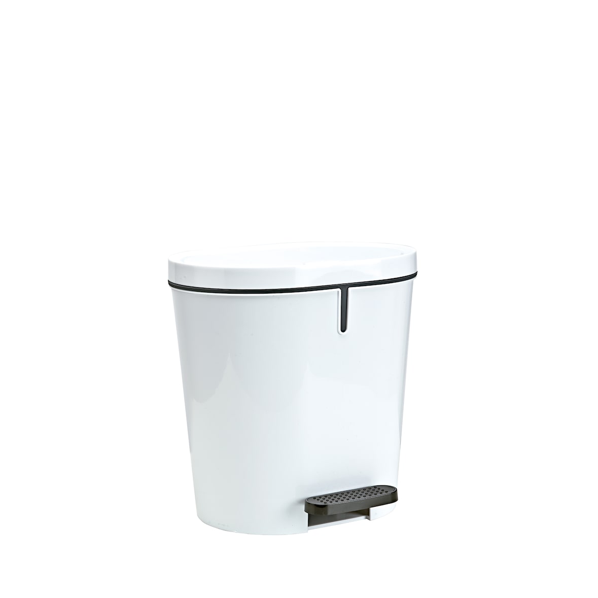Cubo con pedal Pedalbin Oval 8 litros. Color Blanco