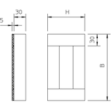 thumbnail of OBO Bettermann Endstück BSK-E091026 7215258