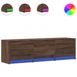 thumbnail of vidaXL TV-Schrank LED Braun Eichen-Optik 140x34x40 cm Holzwerkstoff