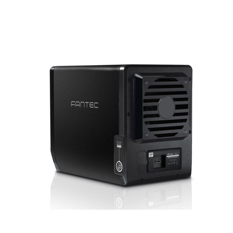 FANTEC Geh. QB-35U31 4x3.5" HDD Gehäuse USB 3.1 Lüfter 3.0 Serial ATA