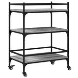 thumbnail of vidaXL Keukentrolley 65x40x86,5 cm bewerkt hout grijs sonoma eiken