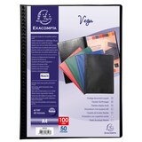 thumbnail of Exacompta Cod. 8521E - Portalistini OPAK con copertina flessibile in polipropilene 20 buste leggermente goffrate - A4 Nero - Confezione da 20