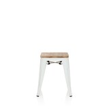 thumbnail of Hocker VANTAGGIO W metallic weiß / Sitz Echtholz hell hjh OFFICE