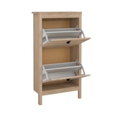 thumbnail of WellHome - Klapbare schoenenkast met 2 klapdeuren in kleur Eiken 54 x 25 x 103 cm - Guadalquivir
