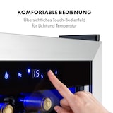 thumbnail of Klarstein Vinamour 48 Uno Weinkühlschrank 128l 48Fl 3 Einschübe 4-18°C Schwarz