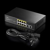 thumbnail of CUDY FS1010PG 8-Port 10/100M PoE+ Switch 2 Gigabit Uplink Ports 120W