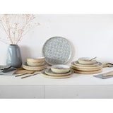 thumbnail of CreaTable Uno Emiliana grau Tellerset 12-tlg Steinzeug