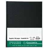thumbnail of Exacompta - Réf. 6411E - 1 Registre 32x25cm 5x5 folioté 100 pages - Noir