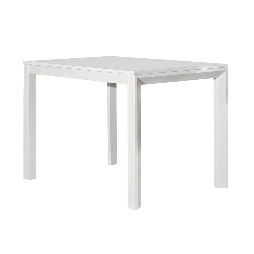 GABRIEL Tavolo Da Pranzo Moderno Di Design Allungabile Bianco Frassinato 85x130/180 Per Interno Sala Da Pranzo Ristorante colore Bianco