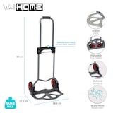 thumbnail of WellHome - Opvouwbare stalen handkar met een capaciteit van maximaal 60 kg