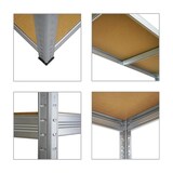 thumbnail of PROREGAL Mega Deal | 4x Schwerlastregal Giant Elephant | HxBxT 180x180x45cm | Fachlast 200kg | Verzinkt | Garagenregal, Lagerregal, Steckregal