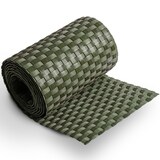 thumbnail of Polyrattan Sichtschutzstreifen Privafence 255x19 cm - Sichtschutz für Doppelstabmatten Zaun 5 Rollen Grün