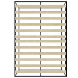 thumbnail of tectake Estructura de cama de metal KYOTO con somier, 250 kg - 140 x 200 x 46,5 cm negro