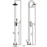 thumbnail of Sined Edelstahl Dusche Moon d Oror Edelstahl Dusche 316l Stahl Mit Flexibler Handbrause Gold