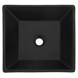 thumbnail of ML-Design Aufsatzwaschbecken Keramik Schwarz matt 41 × 41 × 12 cm, quadratisch – modernes Waschbecken für Bad / Gäste-WC